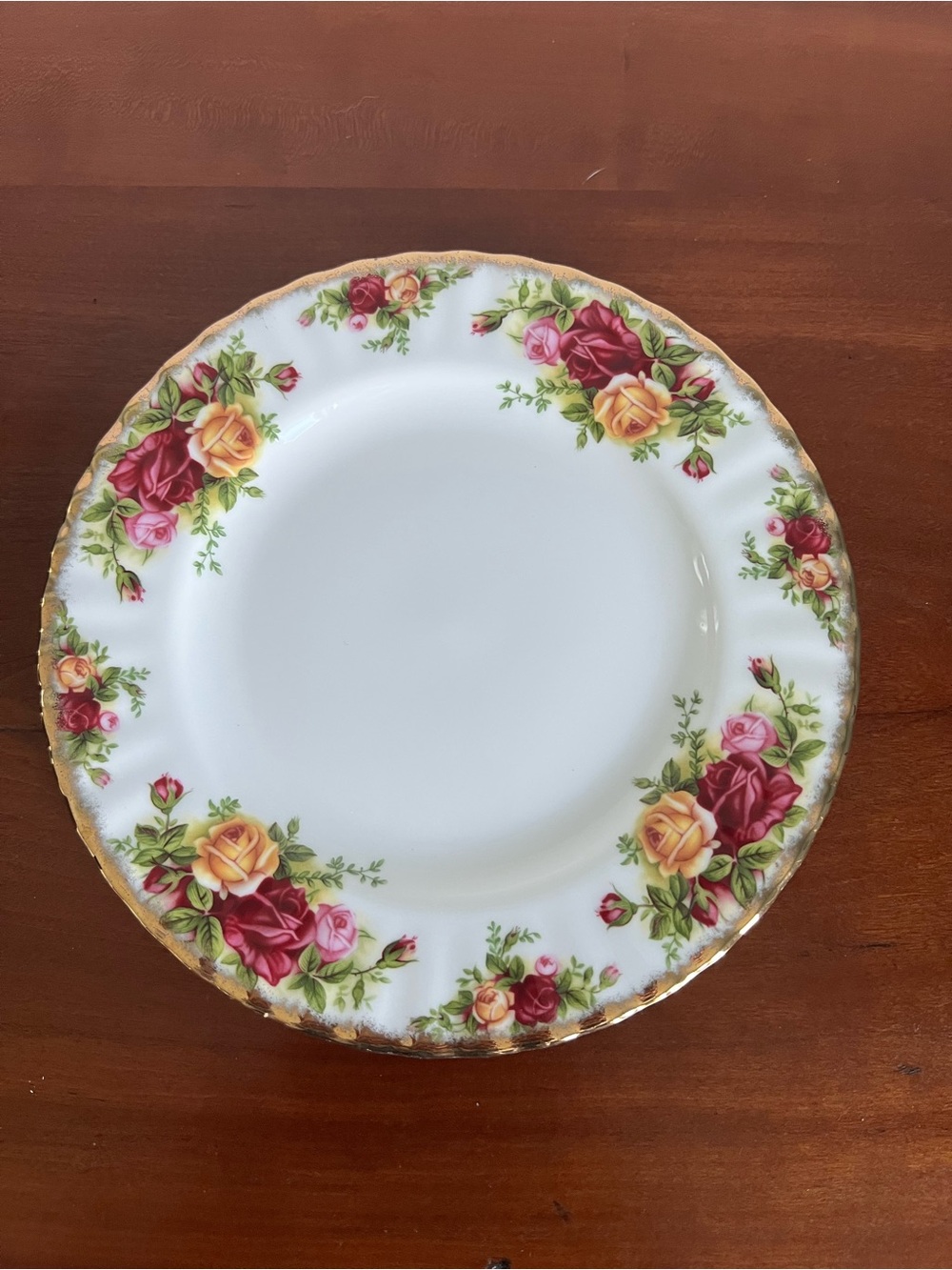 Royal Albert Old Country Rose Bone China Salad Plate 8”